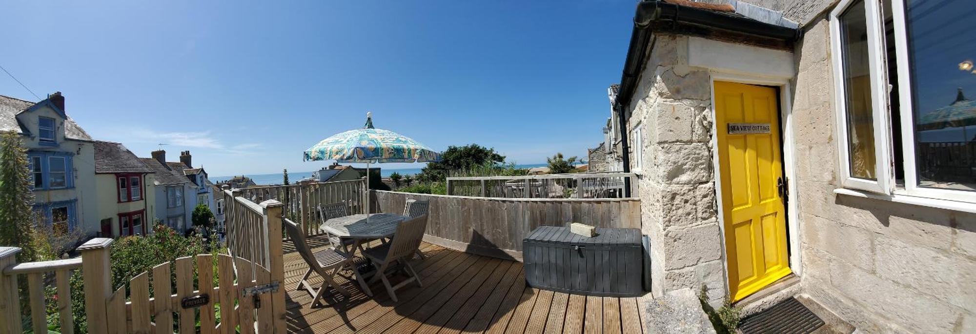 Sea View Cottage Portland Bagian luar foto